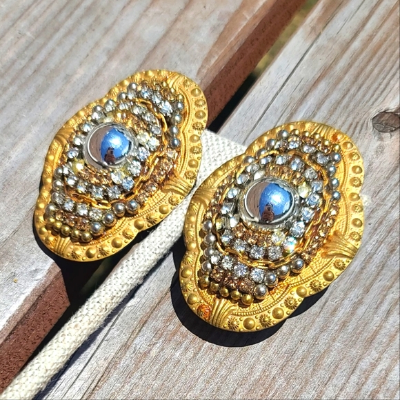 Vintage Jewelry - Vintage statement earrings